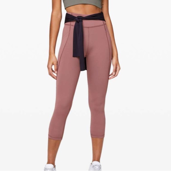 lululemon athletica Pants - Lululemon Time To Sweat Crop *23"
Red‎ Dust